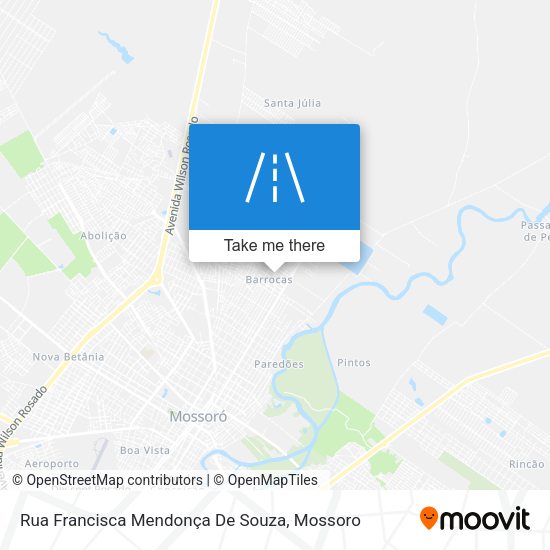 Rua Francisca Mendonça De Souza map