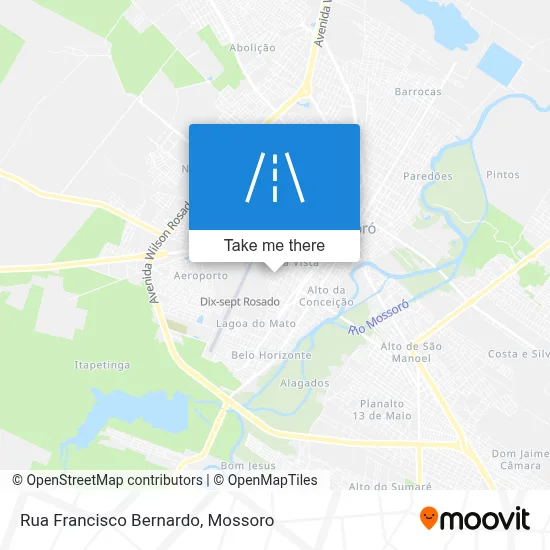 Rua Francisco Bernardo map