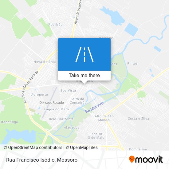 Rua Francisco Isódio map