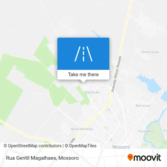 Rua Gentil Magalhaes map