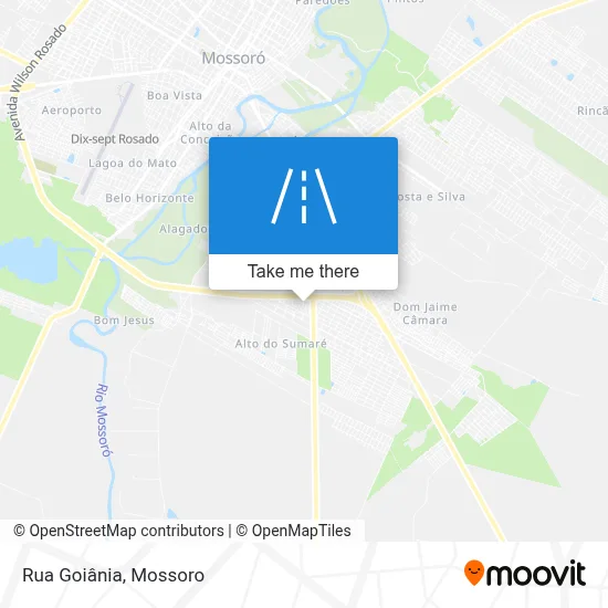 Rua Goiânia map