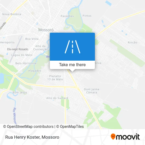 Rua Henry Koster map