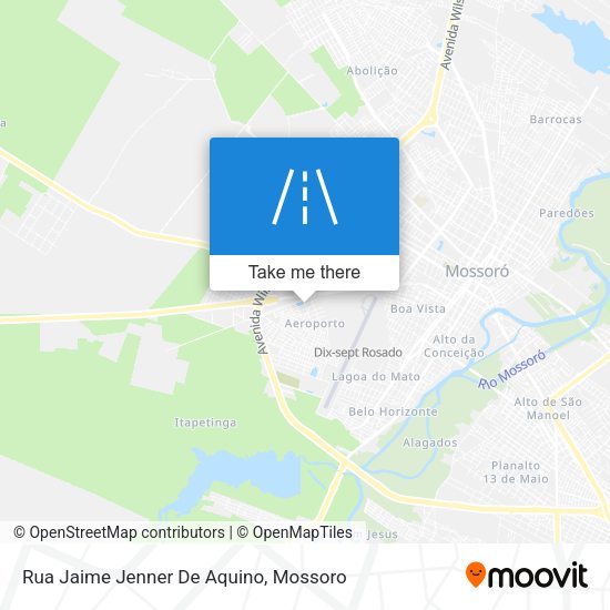 Rua Jaime Jenner De Aquino map