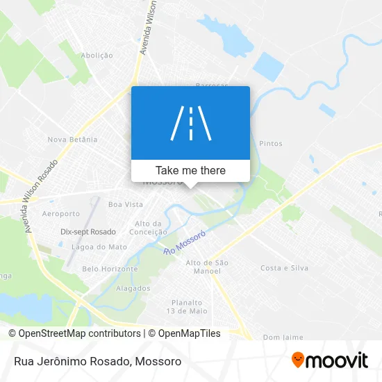 Rua Jerônimo Rosado map