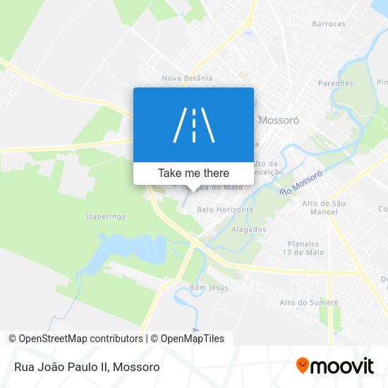 Rua João Paulo II map