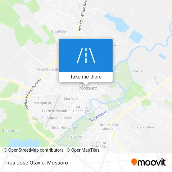 Rua José Otávio map