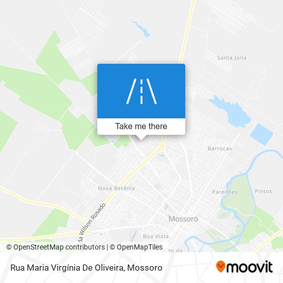 Rua Maria Virgínia De Oliveira map