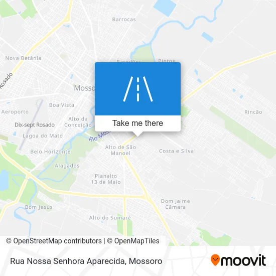 Rua Nossa Senhora Aparecida map