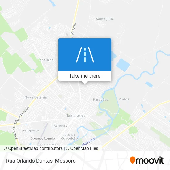 Rua Orlando Dantas map