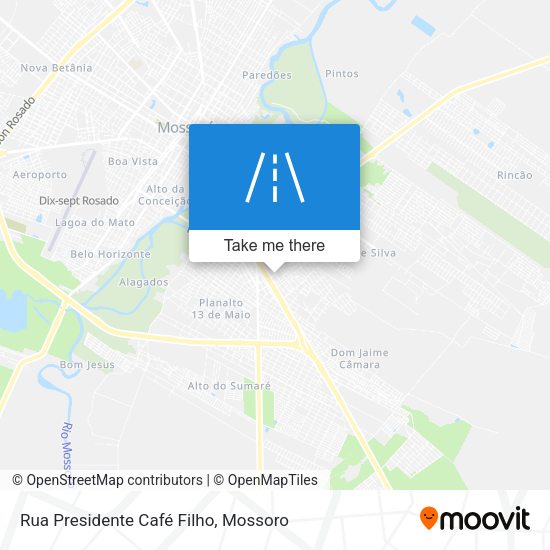 Rua Presidente Café Filho map