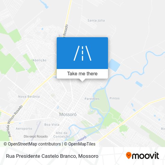 Rua Presidente Castelo Branco map