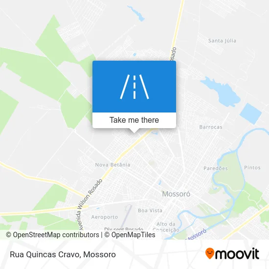 Rua Quincas Cravo map