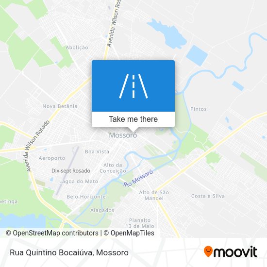 Rua Quintino Bocaiúva map