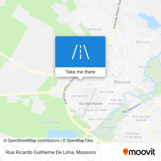 Rua Ricardo Guilheme De Lima map