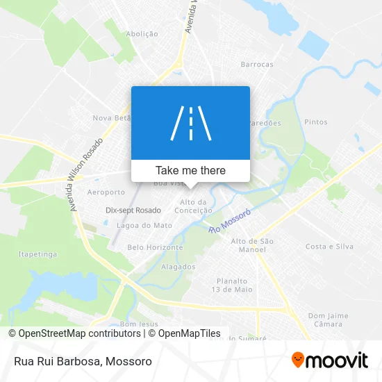 Rua Rui Barbosa map