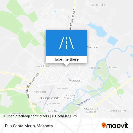 Rua Santa Maria map