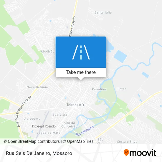 Rua Seis De Janeiro map