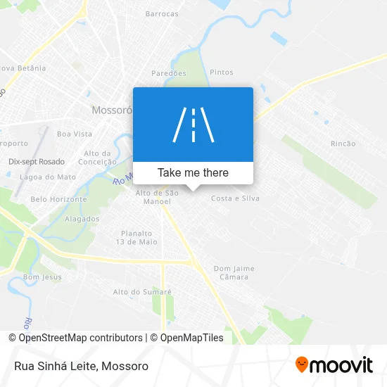 Rua Sinhá Leite map
