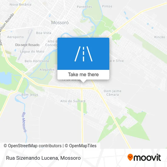 Rua Sizenando Lucena map