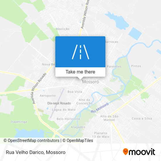 Rua Velho Darico map