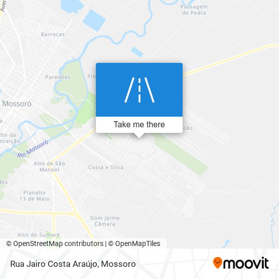 Rua Jairo Costa Araújo map