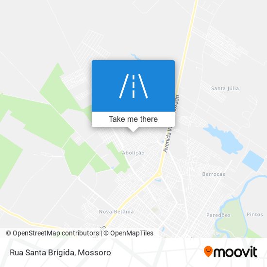 Mapa Rua Santa Brígida