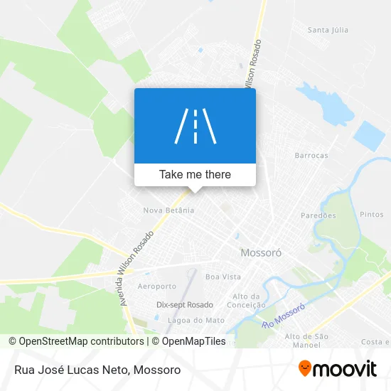 Rua José Lucas Neto map
