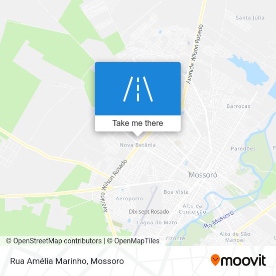 Rua Amélia Marinho map