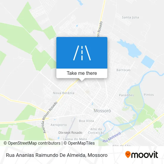 Rua Ananias Raimundo De Almeida map