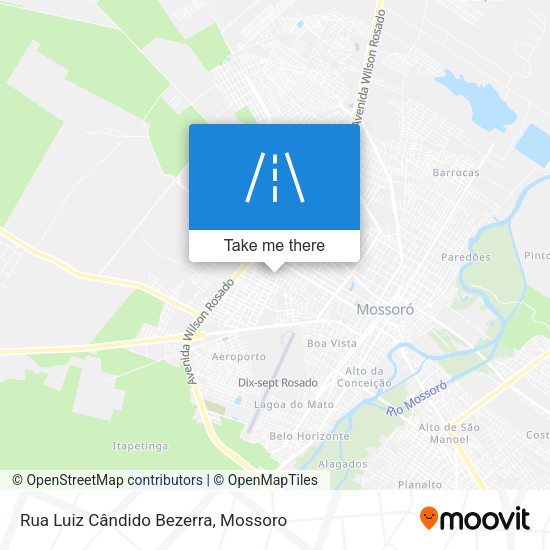 Rua Luiz Cândido Bezerra map