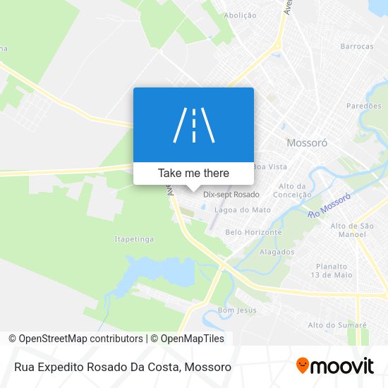 Rua Expedito Rosado Da Costa map
