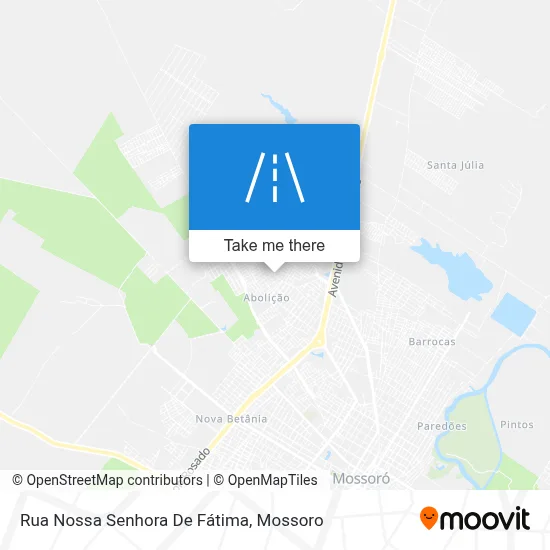 Rua Nossa Senhora De Fátima map
