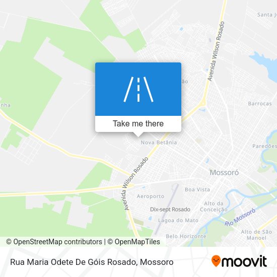 Rua Maria Odete De Góis Rosado map