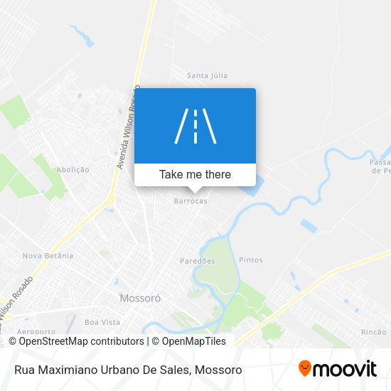Rua Maximiano Urbano De Sales map
