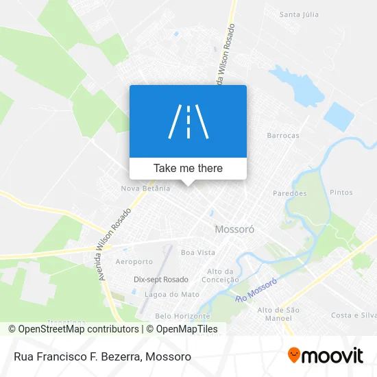Rua Francisco F. Bezerra map
