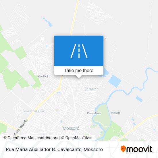 Rua Maria Auxiliador B. Cavalcante map