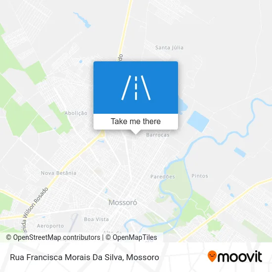 Rua Francisca Morais Da Silva map