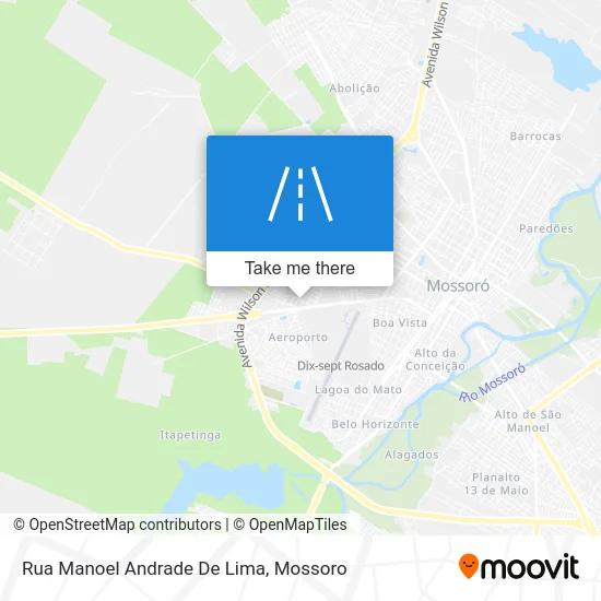 Rua Manoel Andrade De Lima map