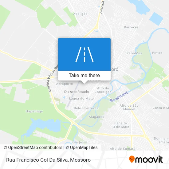 Rua Francisco Col Da Silva map