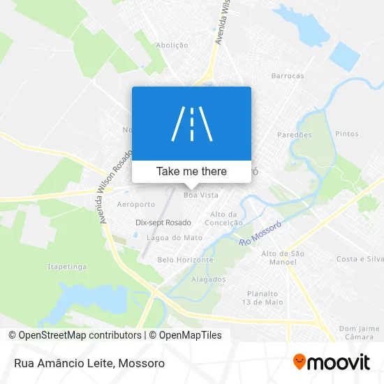 Rua Amâncio Leite map