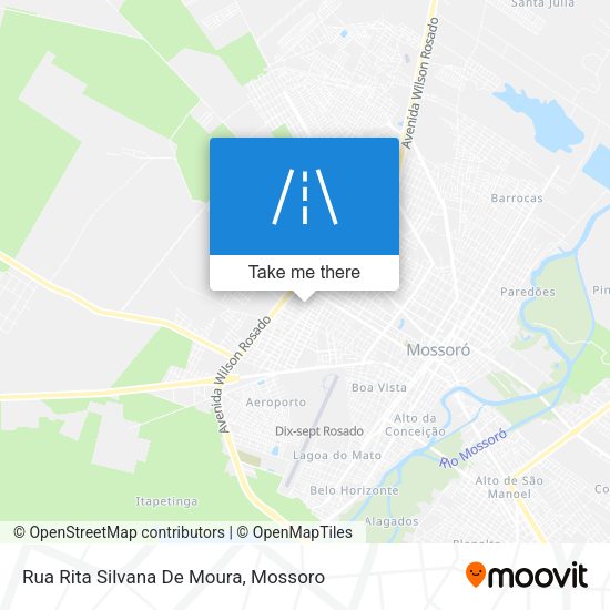 Rua Rita Silvana De Moura map