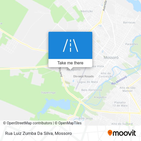 Rua Luiz Zumba Da Silva map
