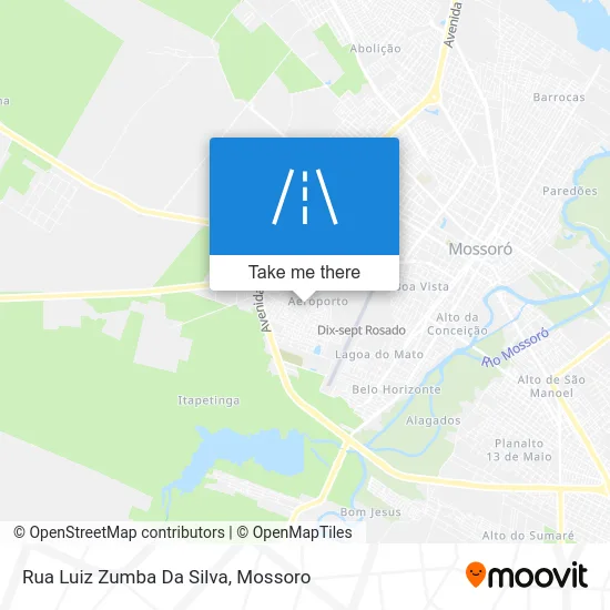 Rua Luiz Zumba Da Silva map