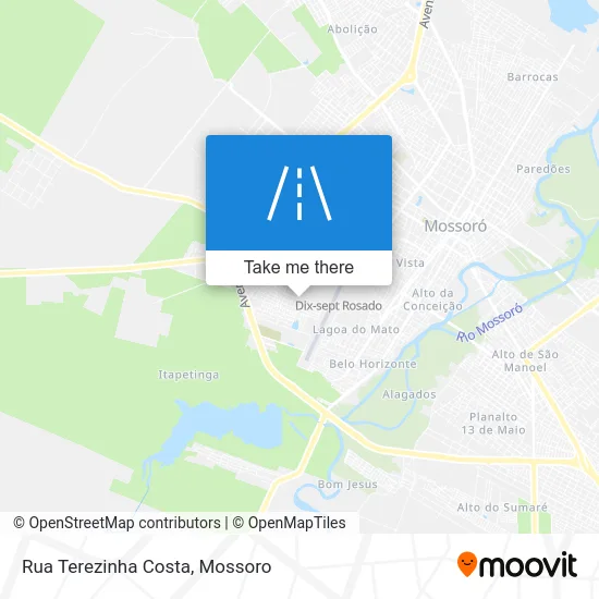 Rua Terezinha Costa map