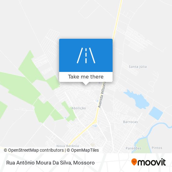 Rua Antônio Moura Da Silva map