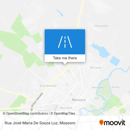 Rua José Maria De Souza Luz map