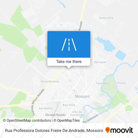 Rua Professora Dolores Freire De Andrade map
