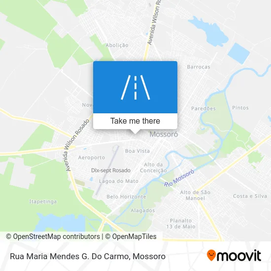 Rua Maria Mendes G. Do Carmo map