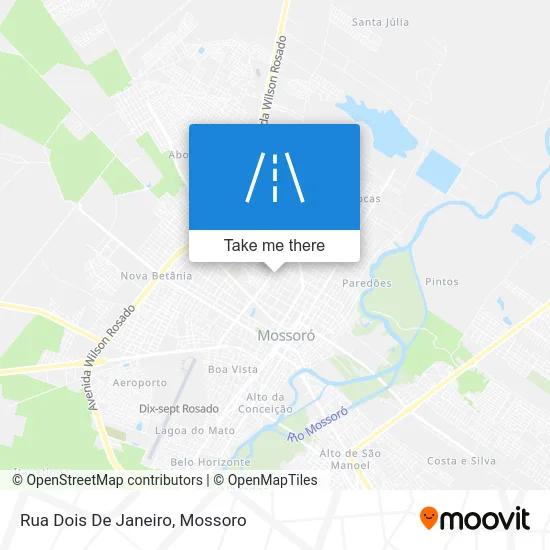 Rua Dois De Janeiro map