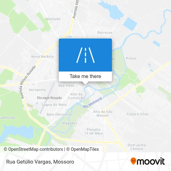 Rua Getúlio Vargas map